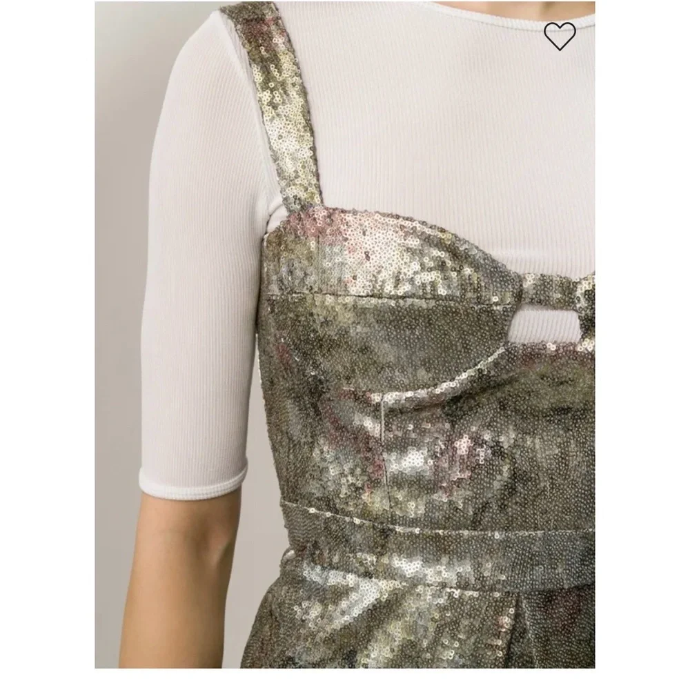Burberry Metallic Mini Dress - Picture 4 of 16